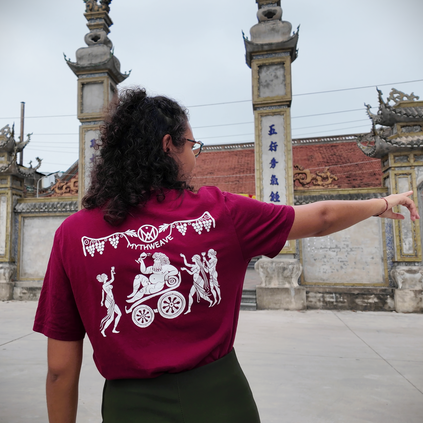 T-shirt unisexe en coton bio "Dionysos"