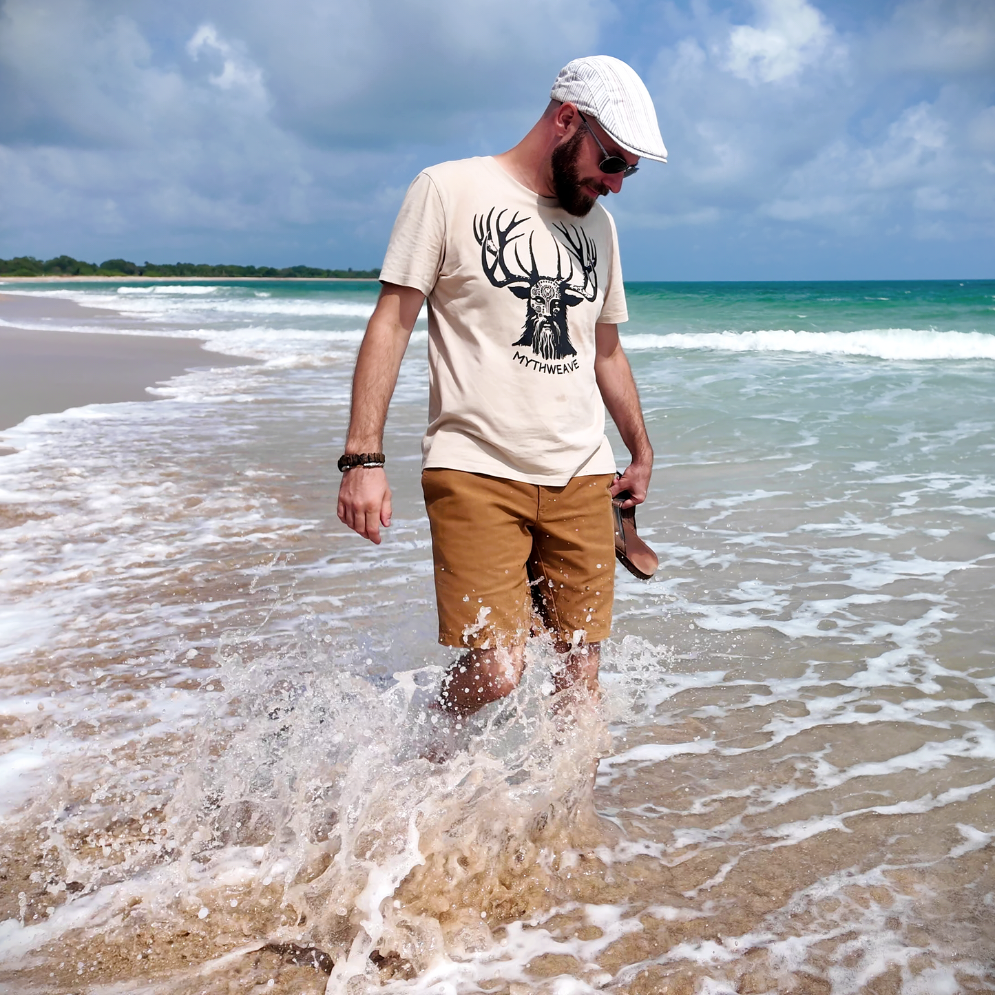 T-shirt en coton bio "Cernunnos"