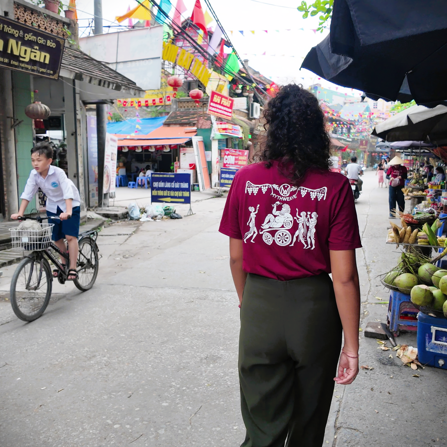 T-shirt "Dionysos" en coton bio - Femme