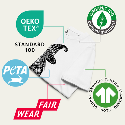 T-shirt "Dreaming Witch" en coton bio - Femme