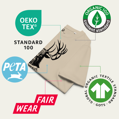 T-shirt "Cernunnos" en coton bio