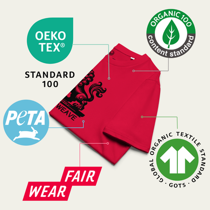 T-shirt "Foo dog" en coton bio - Homme