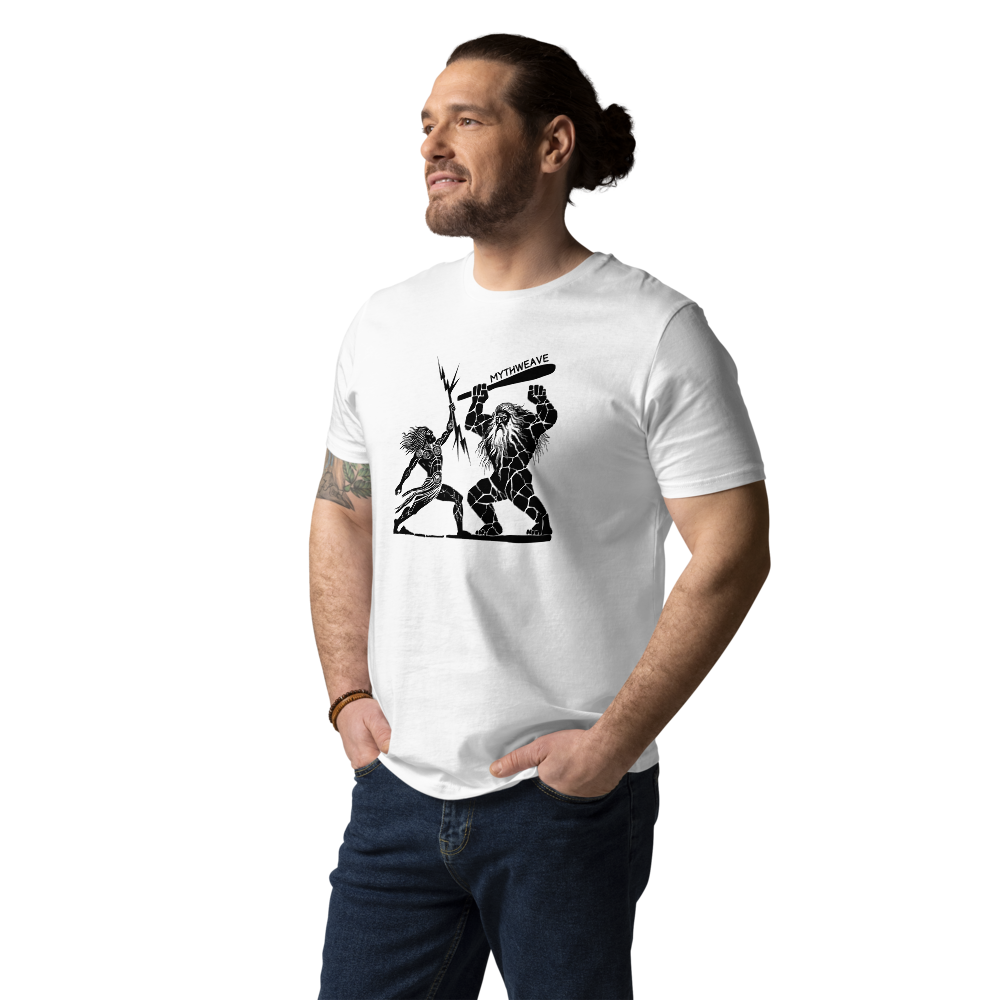 T-shirt "Zeus vs Titan" en coton bio - Homme