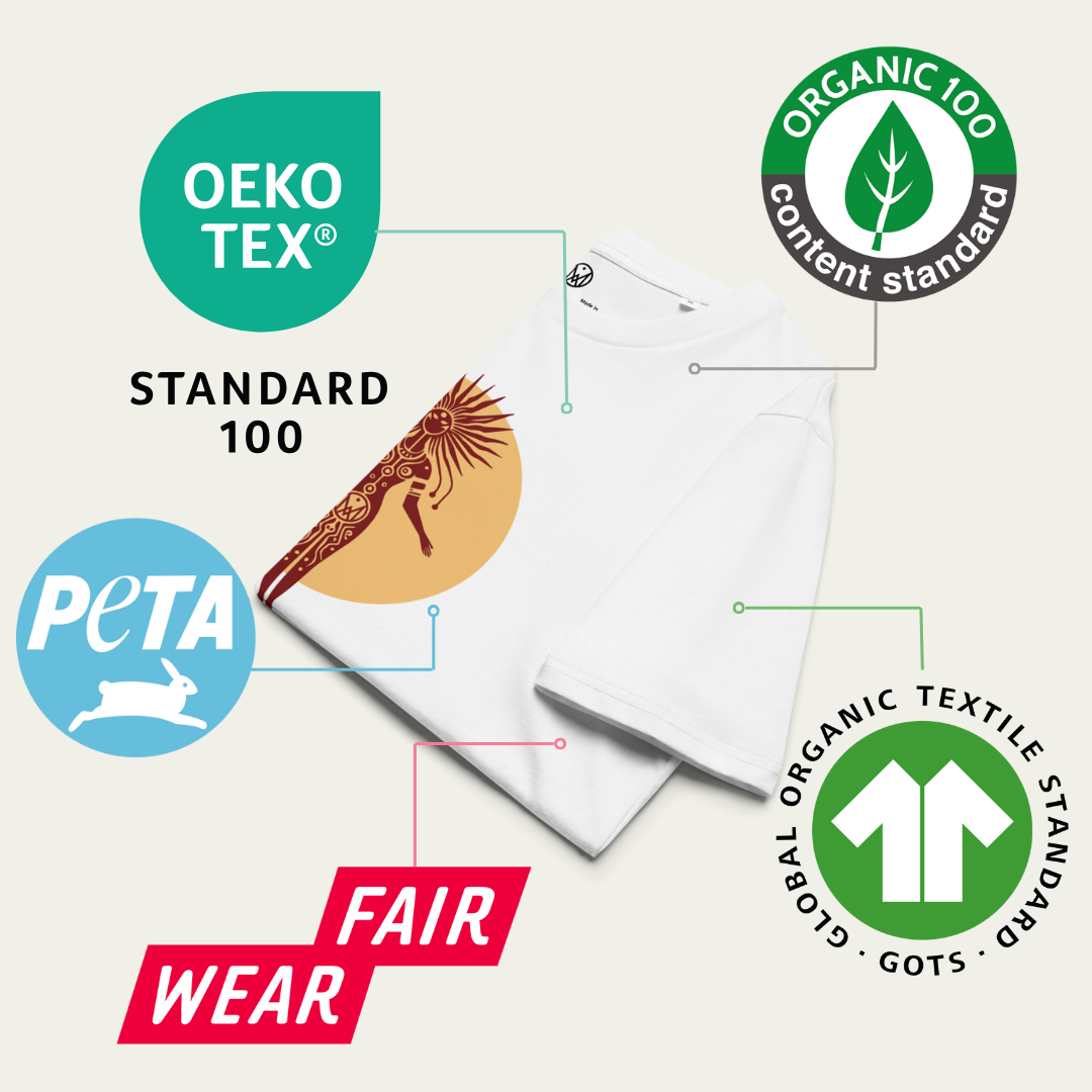 T-shirt "Goddess of the Sun" en coton bio - Femme