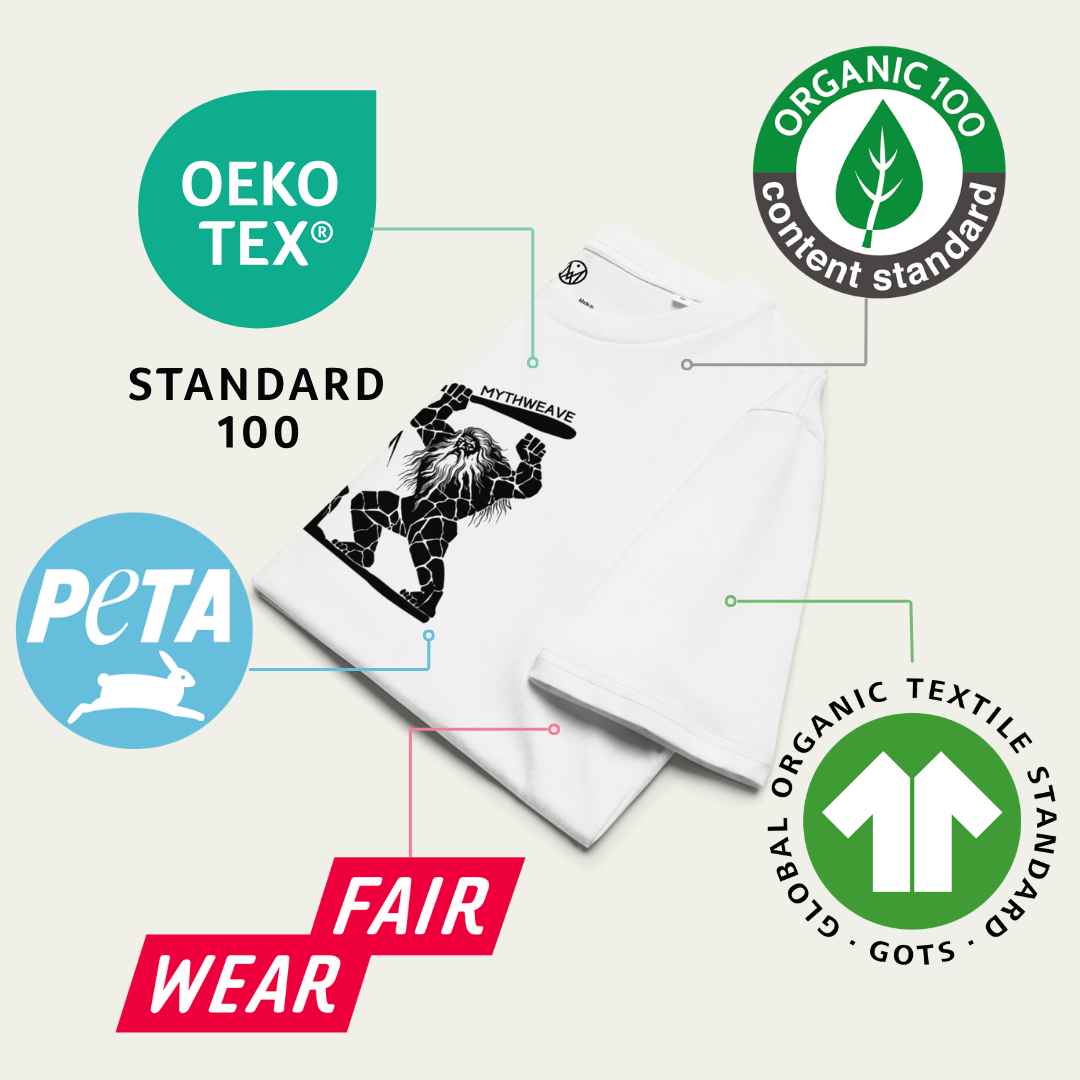 T-shirt "Zeus vs Titan" en coton bio - Homme