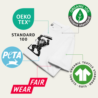 T-shirt "Zeus vs Titan" en coton bio - Homme