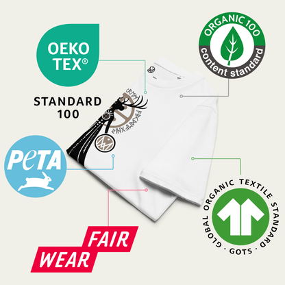 T-shirt "Shaman Spirit" en coton bio