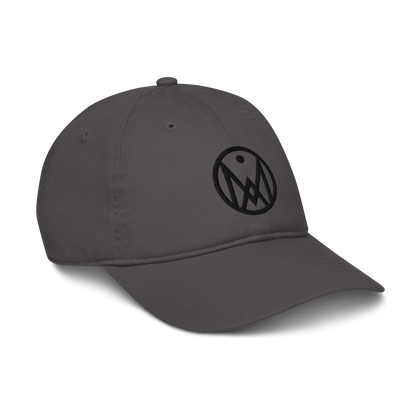 Casquette grise logo MythWeve de profil