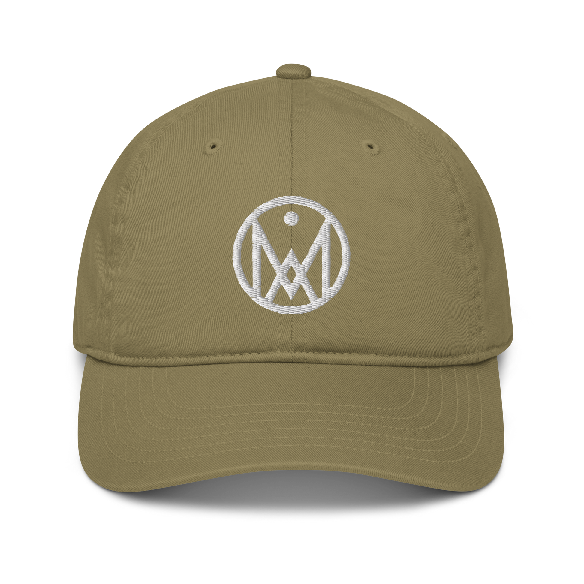 Casquette vert kaki logo MythWeave de face