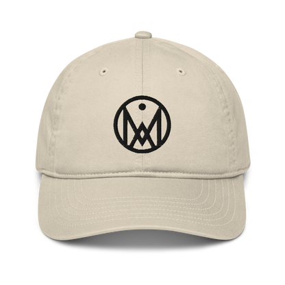 Casquette beige logo MythWeve de face