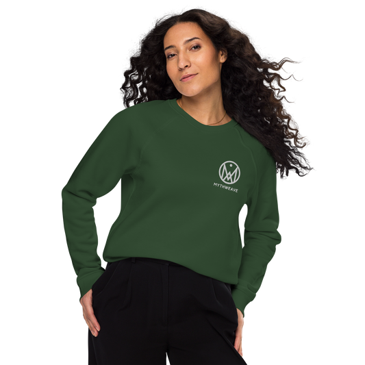 Sweatshirt Femme brodé en coton bio "Mythweave" - Coloré