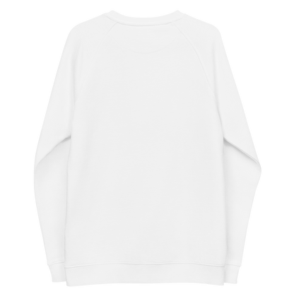 Sweatshirt brodé en coton bio "Mythweave" - Blanc