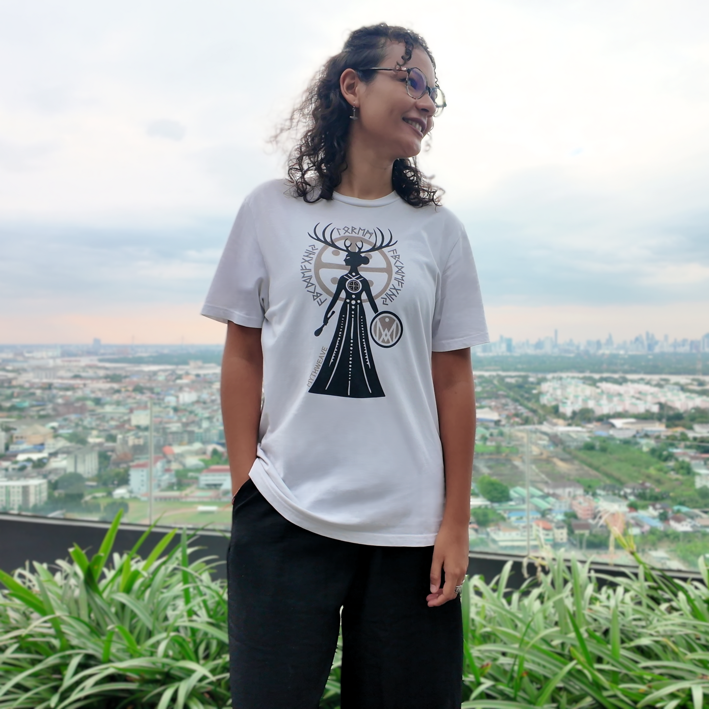 "Shaman Spirit" T-shirt in organic cotton