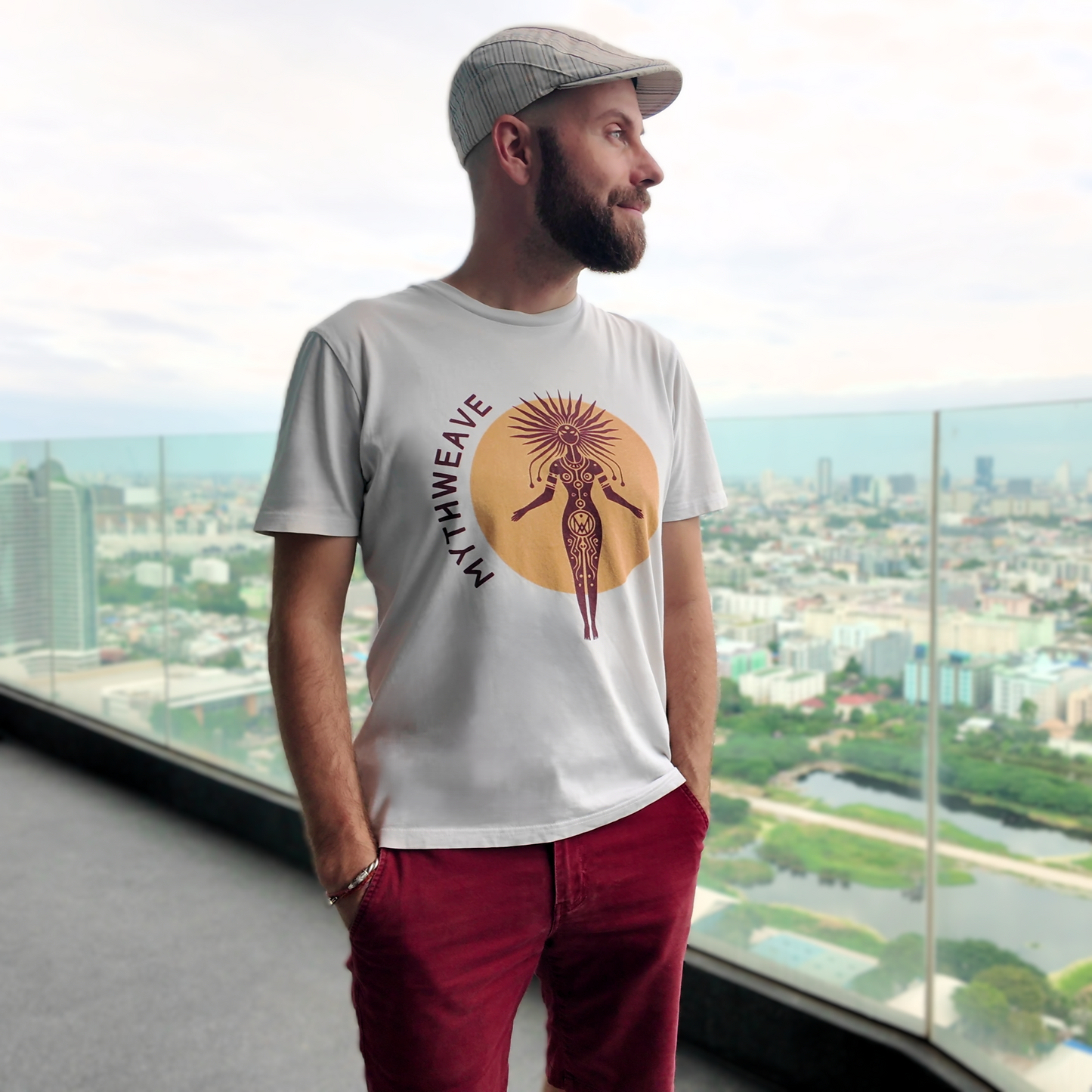 Men's "Goddess of the Sun" Organic Cotton T-Shirt